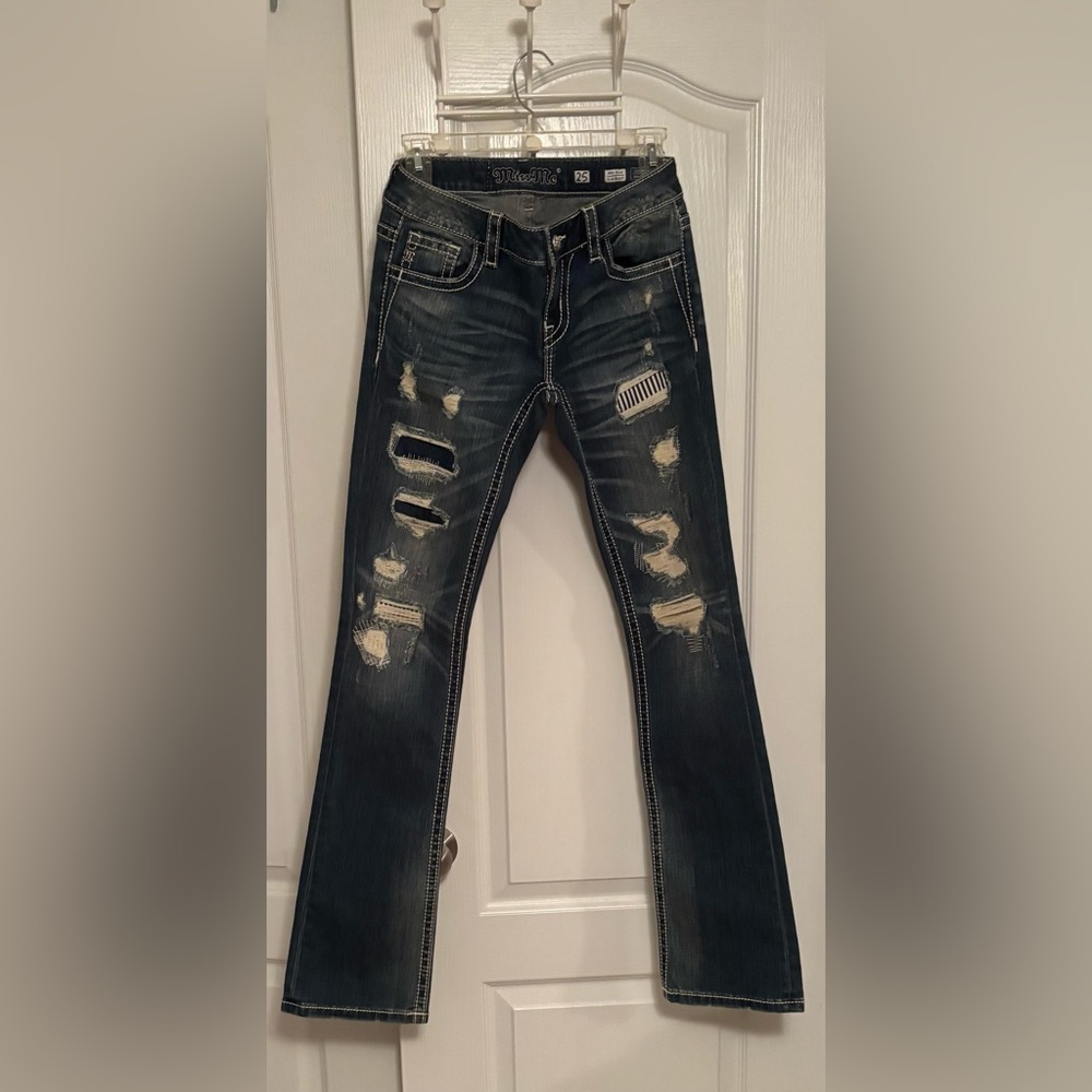 Miss Me Dark Blue Denim Jeans